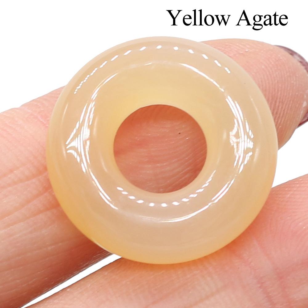 1ks korálky z přírodního kamene s velkým otvorem, reiki léčivý krystal křemen volné korálky pro výrobu šperků DIY náhrdelník klíčenka dekorativní doplňky 6×20 mm