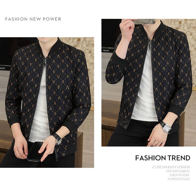 Men's Jacket Spring/Autumn 2026 New Slim Fit Short Casual Versatile Jacket