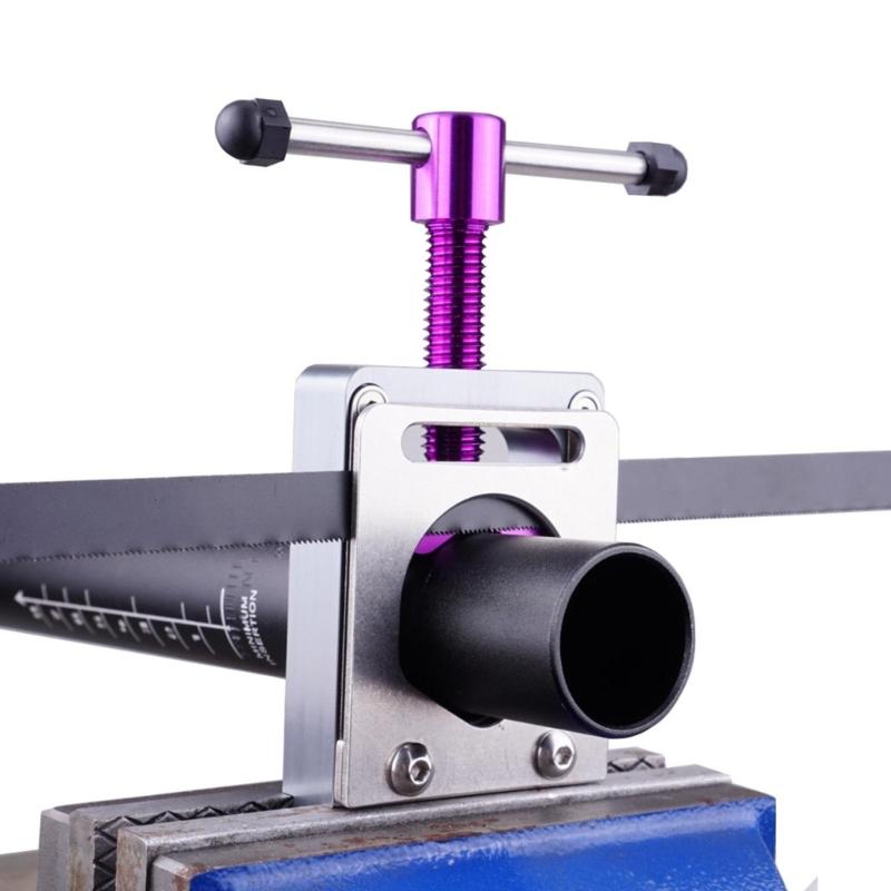 Road Bike Front Fork Sawing Guide Bicycles Handlebar Cutting Sawing Guide Adjustable Cut Sawing Guide for Mountain Road Bikes