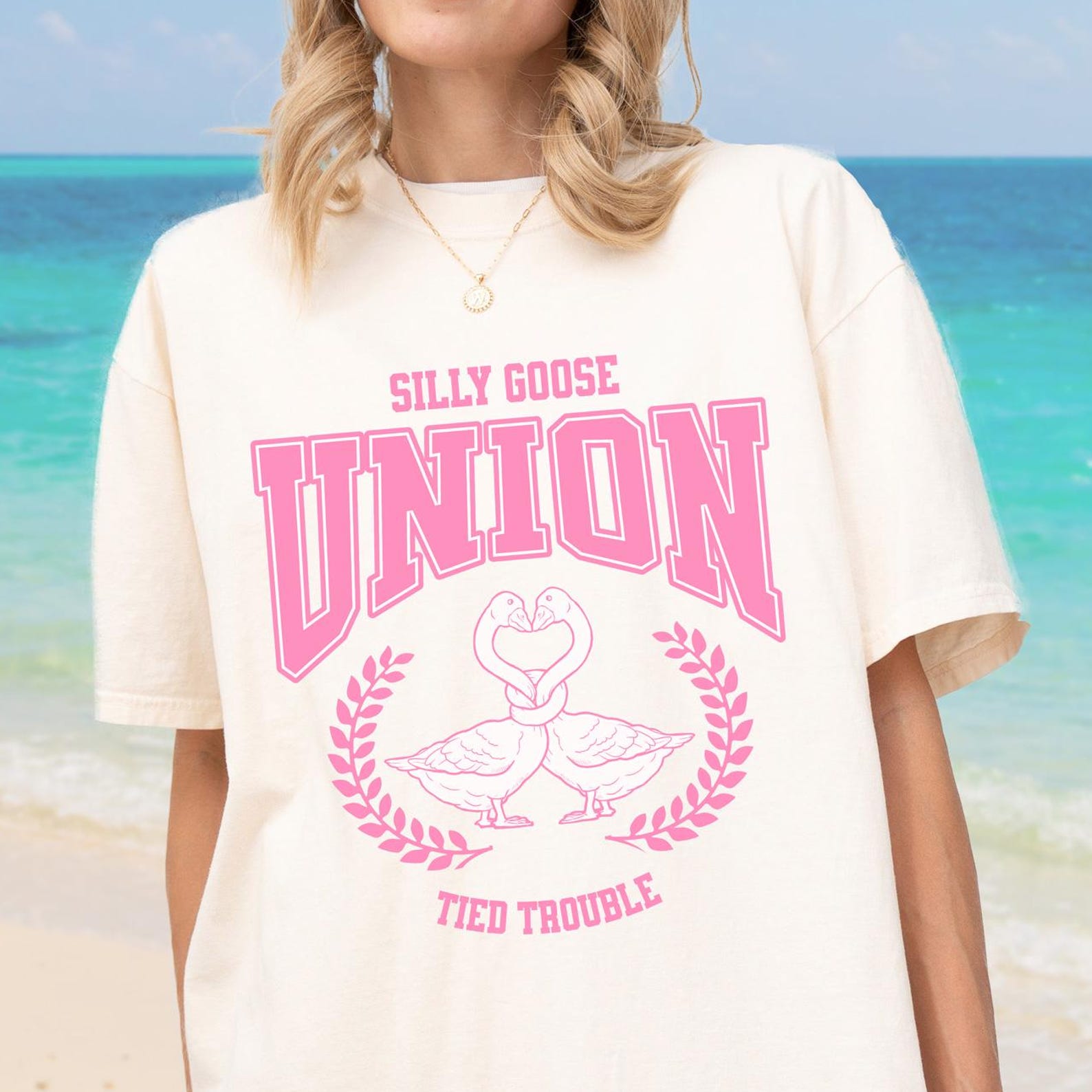 Silly Goose Union T-Shirt, Couple Love Gift, Unisex Tee 2XL