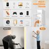 Retractable Socket Rotates Electrical Outlet Extender Charging Extension Power Socket Strip Adjustable Length for Nightstands