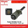 Heavy Duty 6-Pin Male & Female Connector US Plug MS3106A14S-6S/MS3102A14S-6P