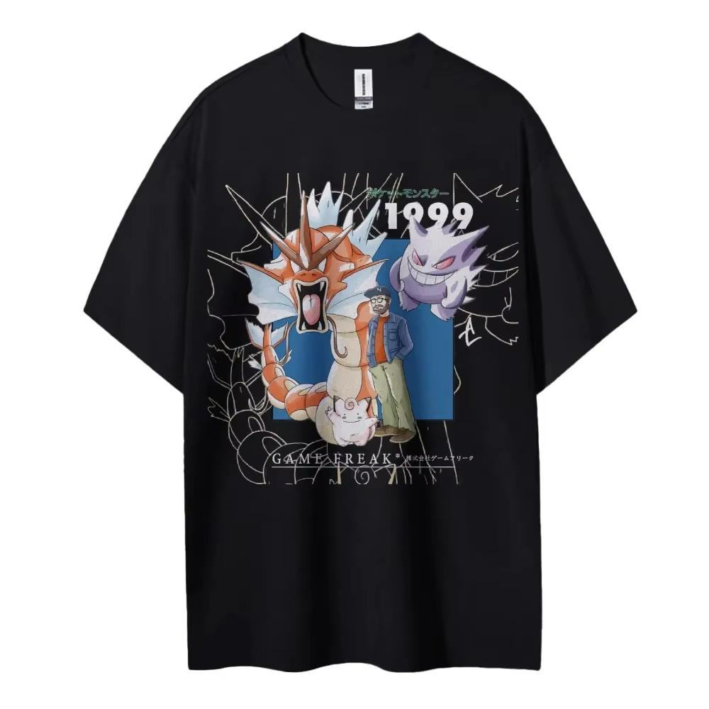 

Pokemon Tshirt Unisexs Pure Cotton Casual Round Neck Tshirt Short Sleeve Clothing Summer Fashion Sports Casual Short Sleeve Tee 2XL