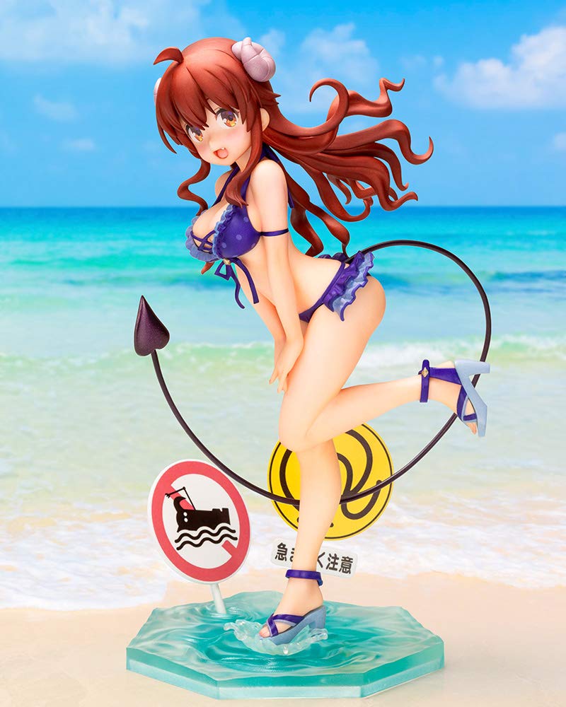 Tsuya Machikadomazoku Shadow Mistress Yuko Swimsuit Scale PVC Painted Finished Figure PP922 Ver. 1/7