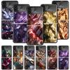 Saint Seiya Cool Phone Case For Samsung Galaxy Z Flip 7 6 5 4 3 5G Shockproof Cover Z Flip7 Flip6 ZFlip5 Flip3 Flip4 Luxury Shel
