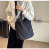 Canvas Large-capacity Bag 2024 New Korean Version Handbag Bag Large Bag Shoulder Leisure Student Bag