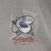 Crazy Shirt Back Print Shark Short Sleeve T-shirt M Gray Shark Men's Used