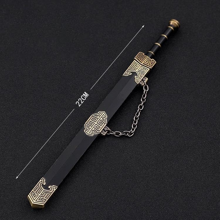 [Nekogamiyama] Qin Shi Huang's Sword, Total Length 22cm / Miniature Figurine, Collectible, Interior Decor