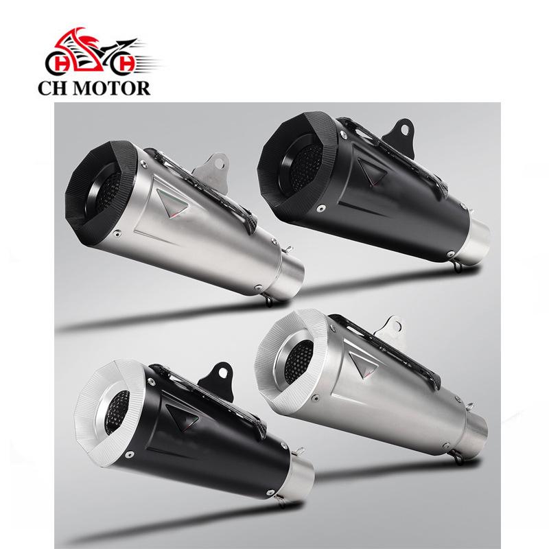 ZX6R/10R Z750/800 AR Short Sportbike Carbon Fiber Exhaust Pipe