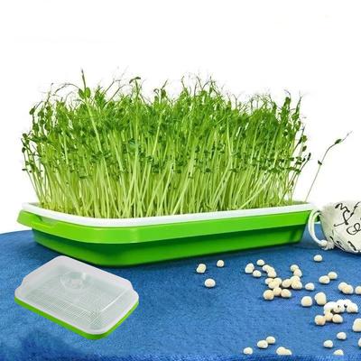 Microgreens Sprout Tray Germination Tray Double Layer Sprout Hydroponics Tray Plate Nursery Pots Soilless Cultivation Planting