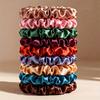 19 PCS Non-Damaging Thin Scrunchies Hair Ties for Women, Multi-Color Mix (Blondes, Brunettes, Redheads) | Minimalist