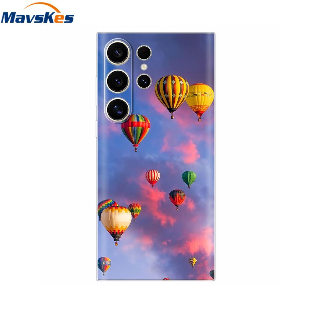S24 Casing For Samsung Galaxy S24 Ultra Case Fashion Soft Clear TPU Phone Case Fundas For Samsung S24 FE S24Plus S24Ultra Cover