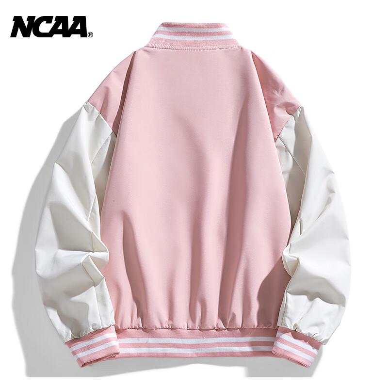 NCAA Logo Print Varsity Jacket