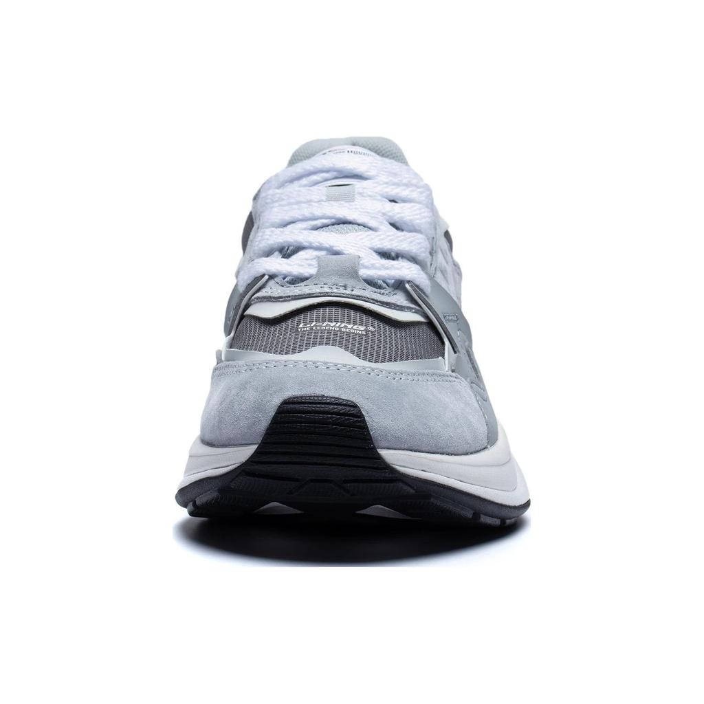 Li Ning 001 Chuxin V2 Wear Resistant Breathable Low Top Sports Casual Shoes Men Sneakers Gray White AGCT017-3