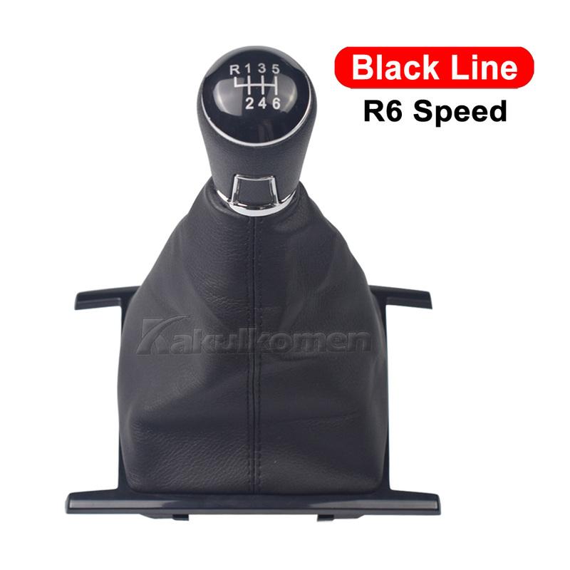 For VW Amarok 2010 2011 2012 2013 2014 2015 2016 2017 2018- Gear Stick Shift Knob Leather Gaiter Boot Cover Car 6 Speed