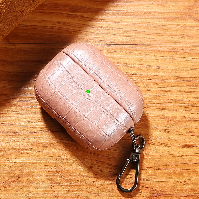 Apple AirPods Pro Crocodile Skin Bluetooth Case: 2nd, 3rd, 4th Gen Compatible