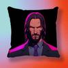 Classic Movie John Wick   Pillow cover gift High definition digital printingSurprise vivid pattern Household