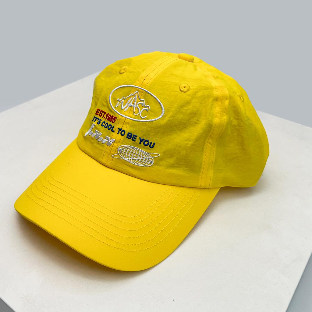 And Women Fast Drying Letter Print Embroidery Baseball Caps Sun Protection Color Contrast Air Permeable Outdoor Use Peaked Hats All-Match