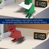 Cute Dinosaur Sticker Note Holder 3D Dinosaur Memo Clip Funny Office Desktop Supplies Organizer for Home Office Desk Decor