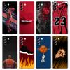Coque de téléphone Sports Panier de Basketball pour Samsung Galaxy S24 S23 S22 S20 S21 FE Ultra S24 S23 S10 S10E S9 S8 Plus 5G Coque Souple