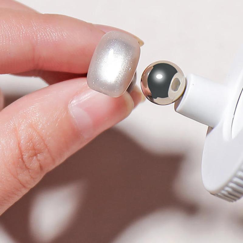 Magnete per Unghie Cat Eye Rotante Effetto Luce Ampia Perline di Vetro Multifunzionale Forte Automatico Magnetico per Unghie Artistiche per Smalto Gel