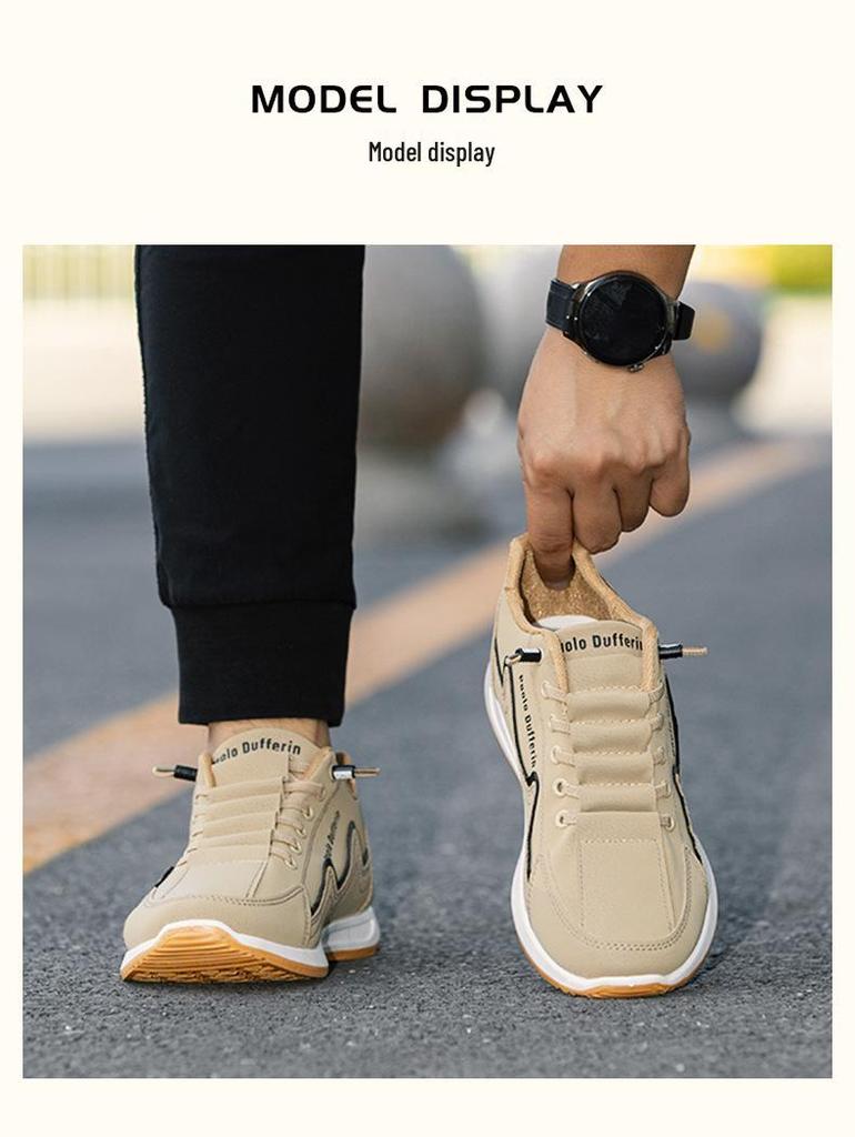 Herren Übergröße Trendige Atmungsaktive Freizeitsportschuhe mit Weicher Sohle für Teenager