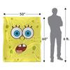 SpongeBob SquarePants Silky Surprise Face Supersoft Blanket