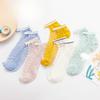 10 Pairs of Women's Summer Thin Style Lace Shallow Mouth Invisible Glass Silk Socks