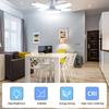 E27 Foldable Fan Shape Lamp 28W 220V White Led Bulb 6500K High Brightness Ceiling Spotlight for Living Room Lighitng No Flicker