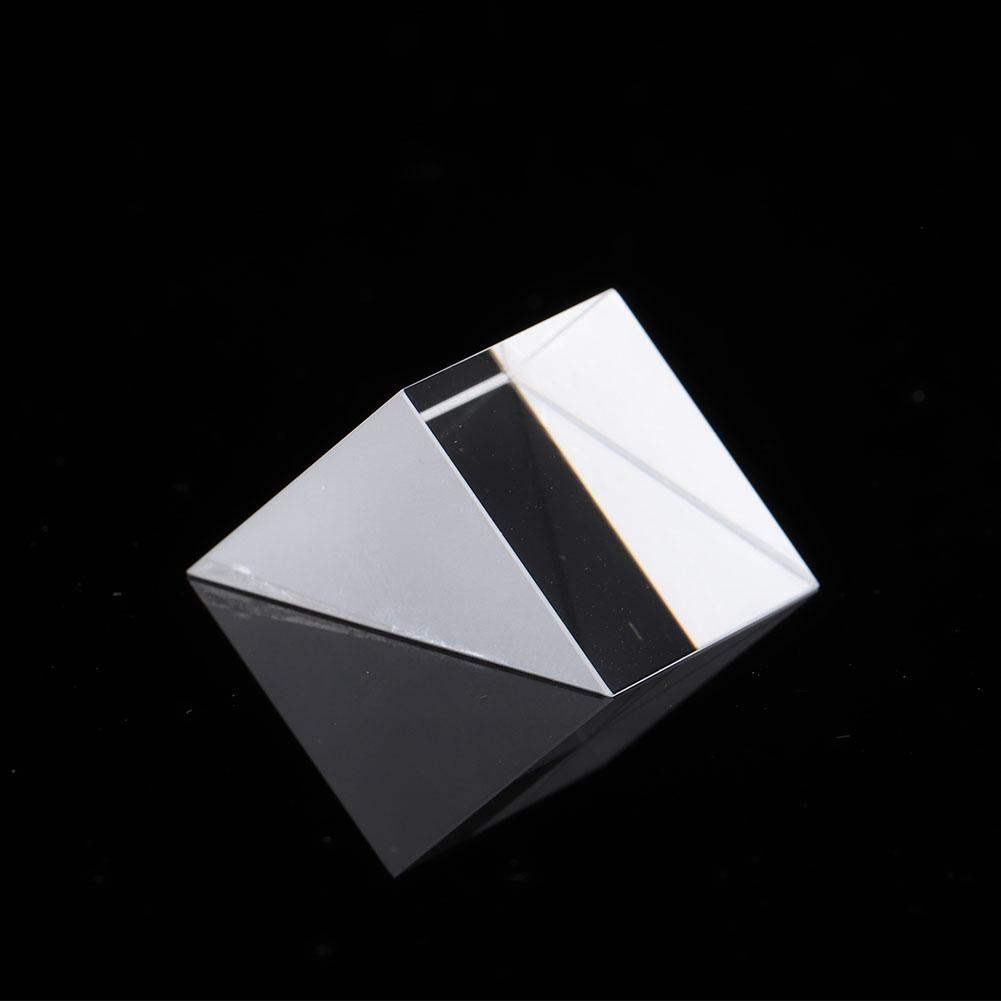 Triangular Prism K9 Optical Glass Triangular Prism for Teaching Tool Gift20x20x20mm