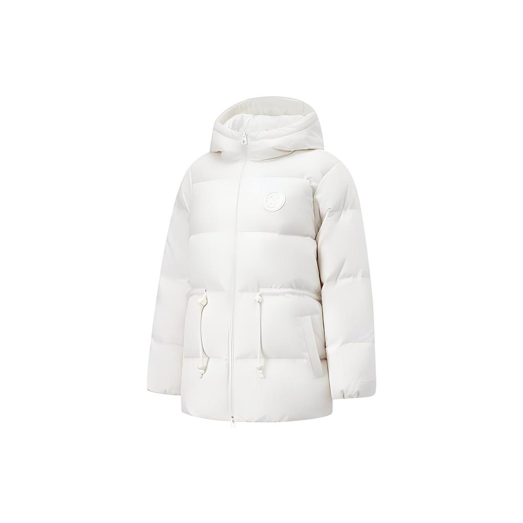 Li Ning Sports Life Collection Down Jacket Women's Ivory AYMT150-3