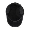 Winter Men's Hat Velvet Thick Ear Protection Wool Flat Cap Middle-Aged Outdoor Warm Cotton Hat