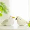 Wooden Craft Bird Figurine With Modern Minimalist Style For Living Room Decor Or Gift