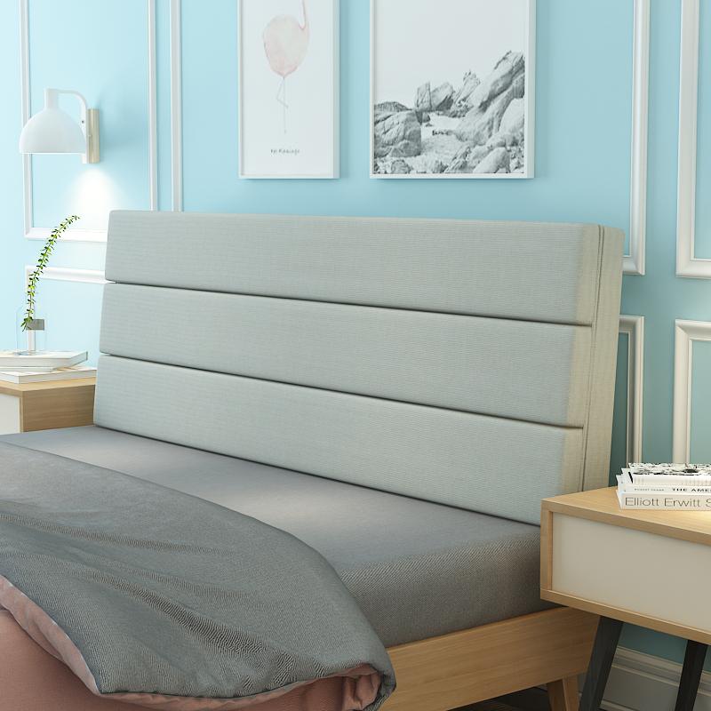 Husă modernă, moale, de culoare solidă, pernă din burete, detașabilă, lavabilă, în talie, pernă, husă pentru capul de pat