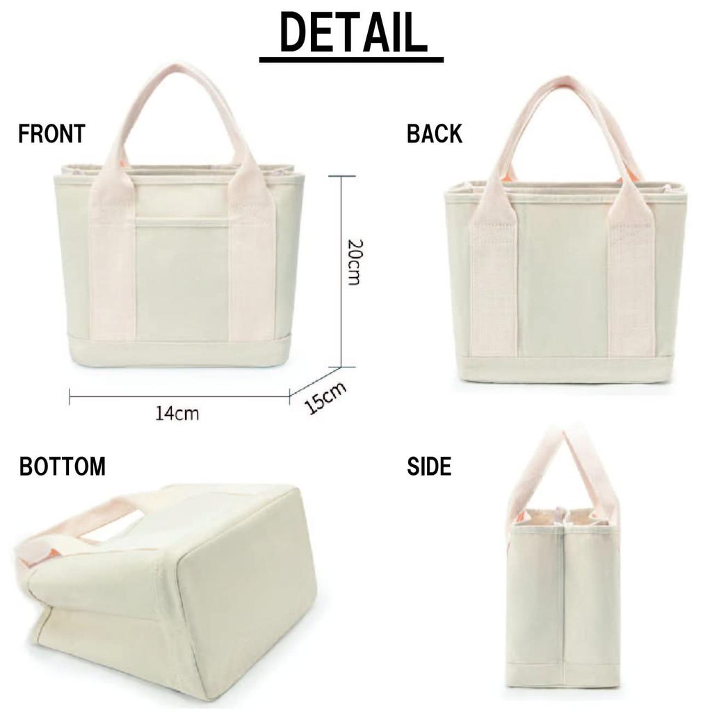 Maison de TAO Handtasche mit großem Fassungsvermögen und mehreren Fächern für Damen (Braun)