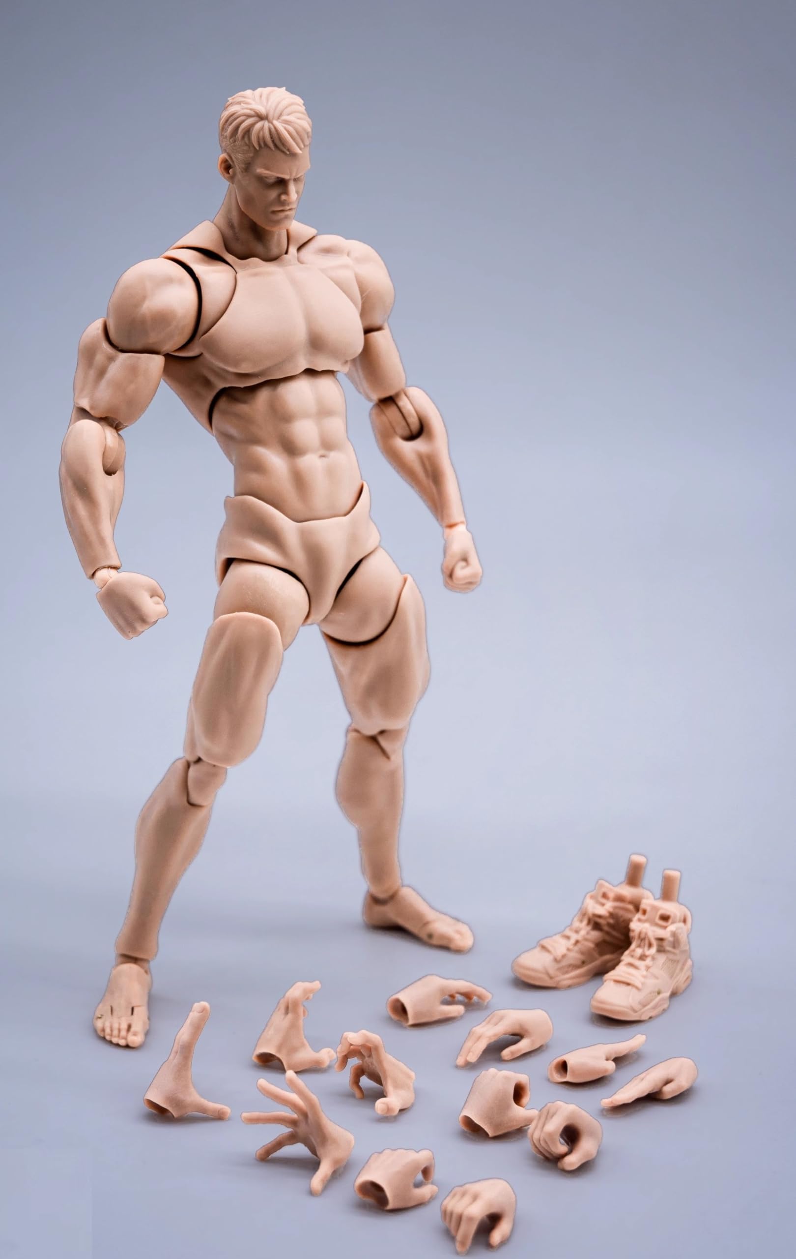

Toys & Hobbies [TOYBARJAPAN] 1/12 Scale Action Figure Wind Toys fmw001 Pearl White Skin Super Articulated Male Body with Man s Action Body and Head