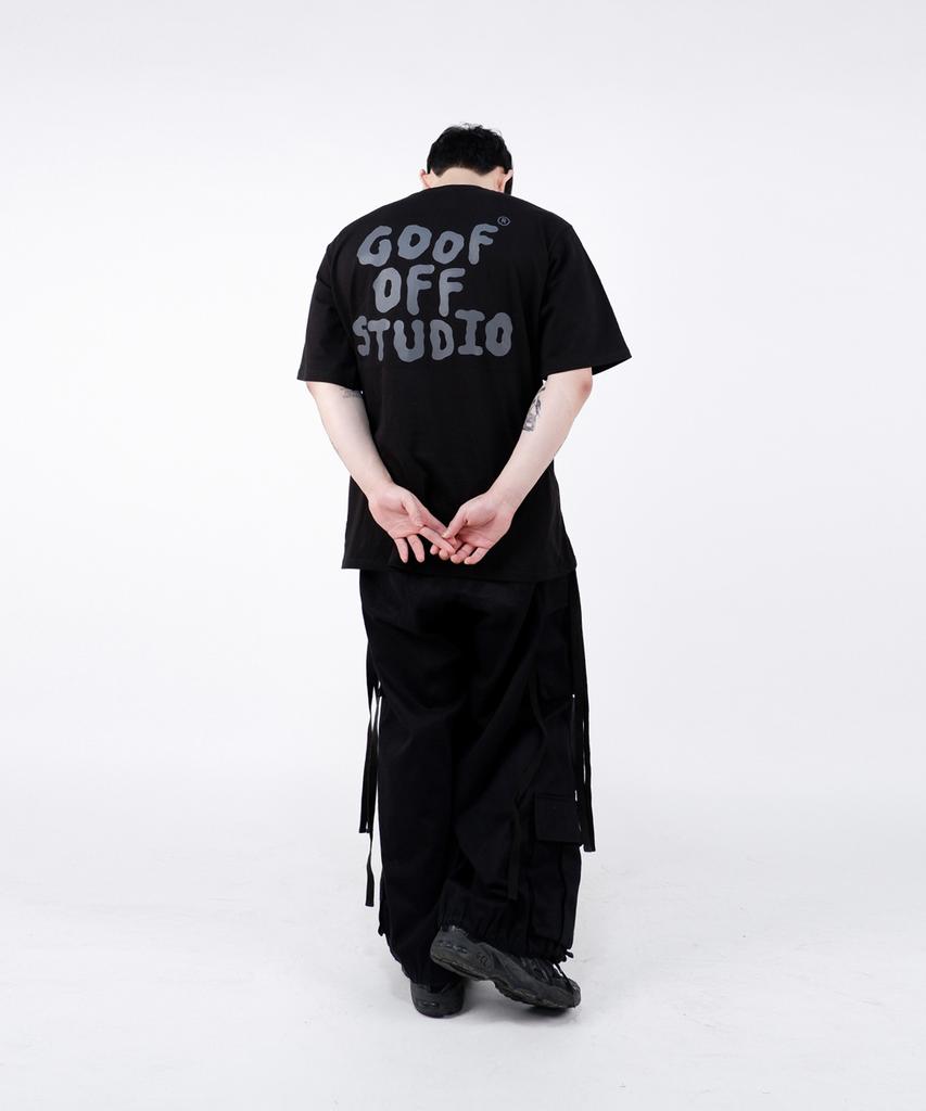Gupeuopeuseutyudio Gofs Main Logo T-Shirt Black (Gray)