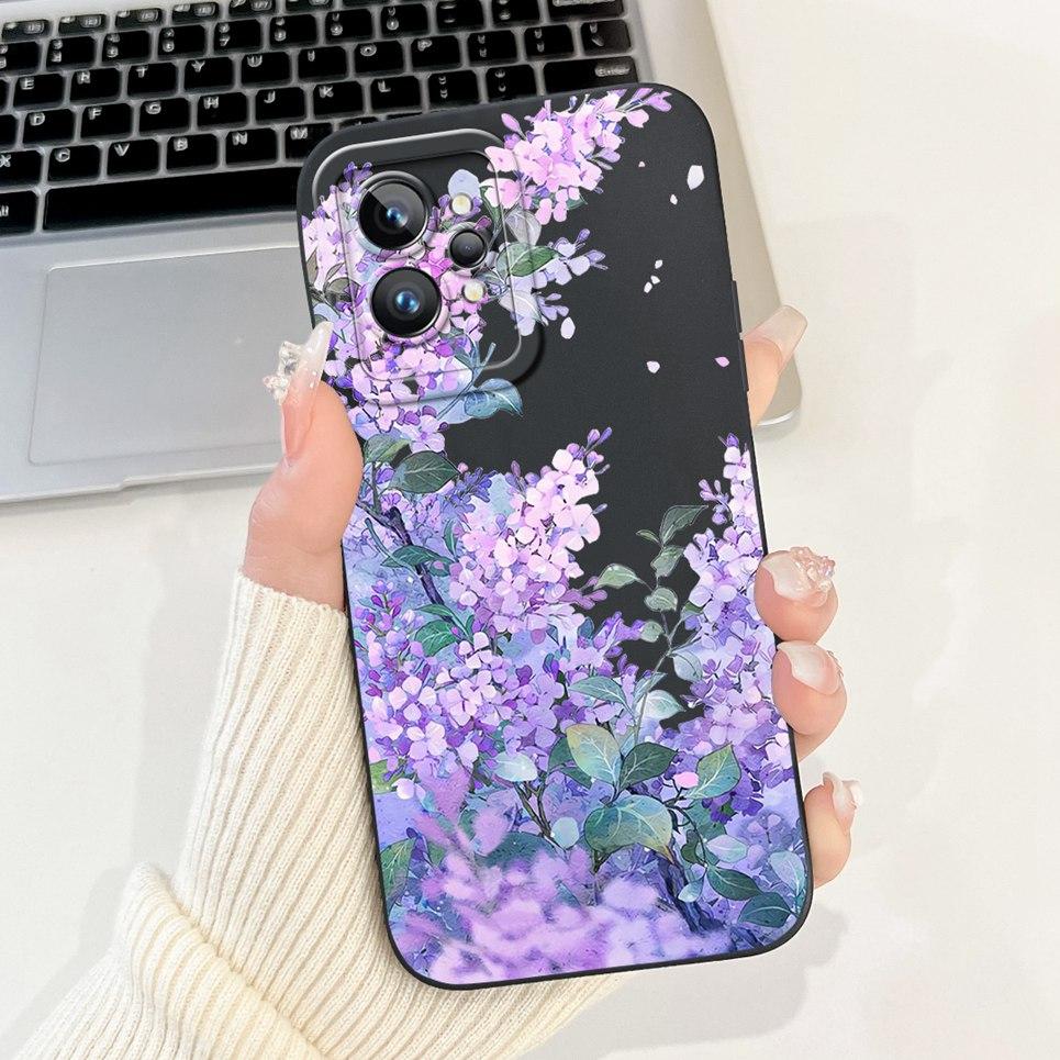 Cover per Telefono Femminile Cuore d'Amore per Realme GT2 Pro Custodia Realme GT Neo2 GT2 GT Neo 3T Funda Silicone Morbido Opaco Protezione Lente Capa