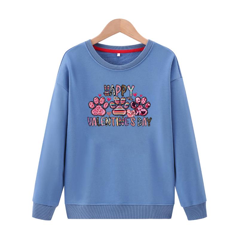 Happy Valentine'Day Patches auf Kleidung Wärmeübertragung Aufkleber Dekoration für Liebhaber Kleidung DIY Streifen Aufkleber Mädchen Junge