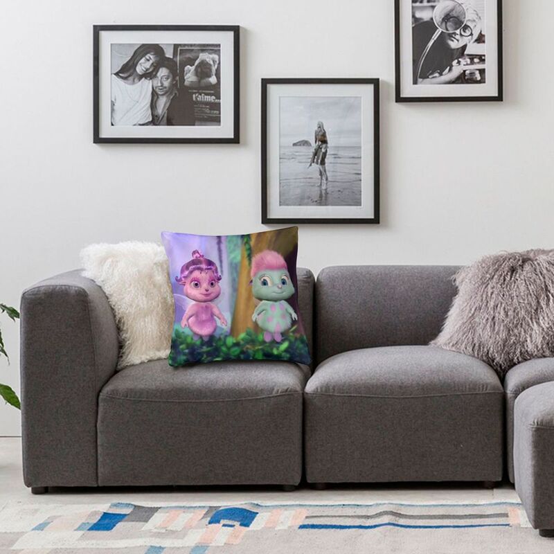 Dizzle And Bibble Pillow Case For Sofa Fairy'S Pet Luxury Cushion Cover Velvet Pillowcase