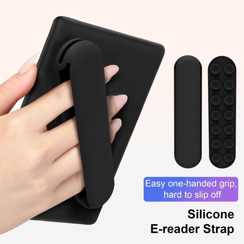 Universal Phone Holder Sucker Strap Silicone Handheld Tablet Stand Grip AntiSlip Wrist Strap for Mobile Phone IPad Tablet Kindle
