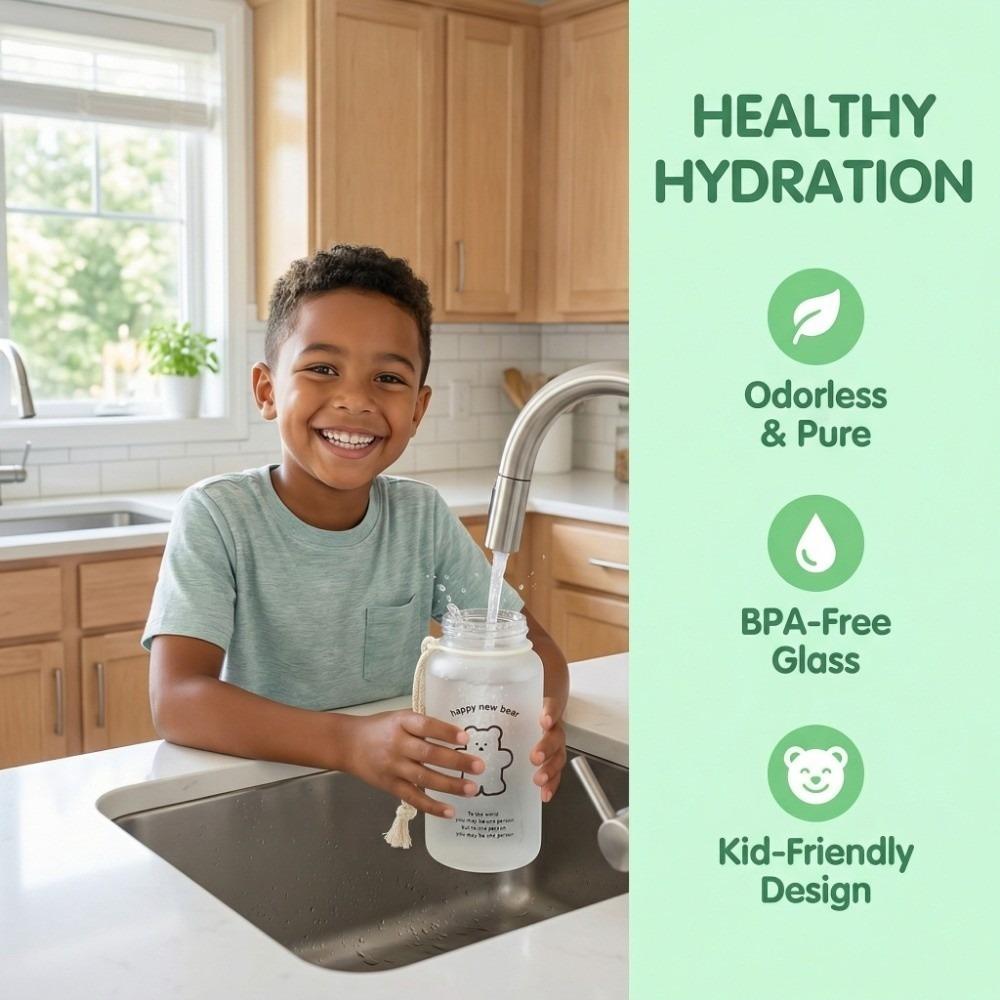 

Easy-clean Anti-drop Water Cup Portable Plastic Korean-style Mug Handheld Leak-proof Anti-drop Water Mug Outdoor Play 0.25L