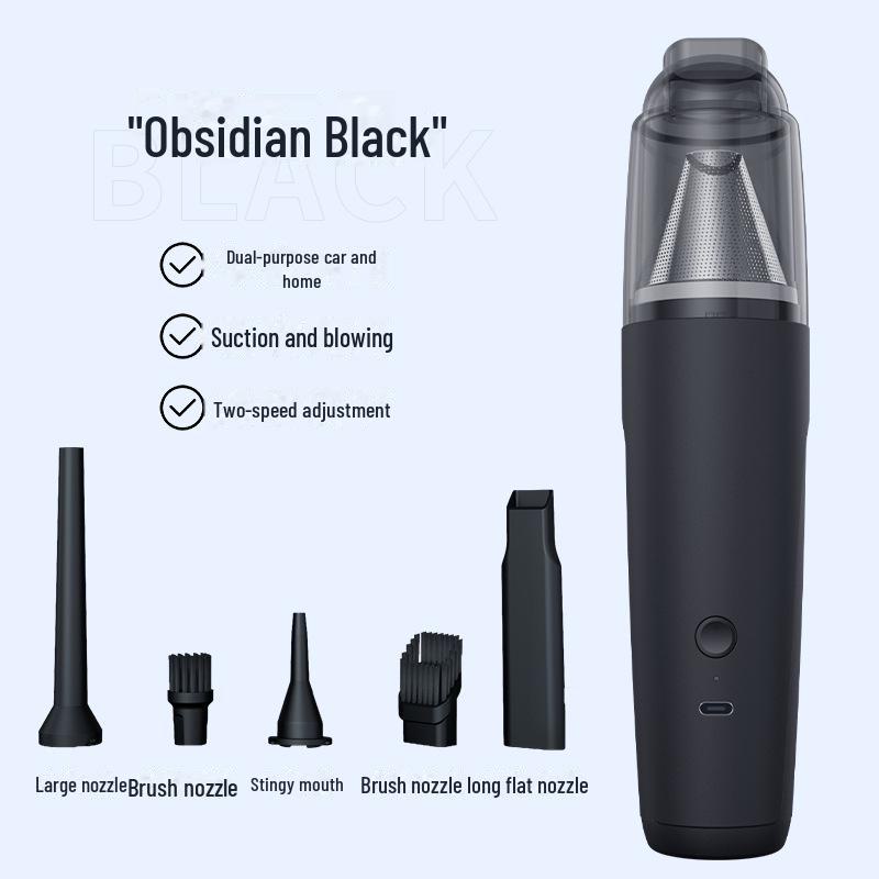 Kabelloser Autostaubsauger mit starker Saugkraft für Auto- und Haushaltsgebrauch. Handliche Mini-Größe für Bequemlichkeit.