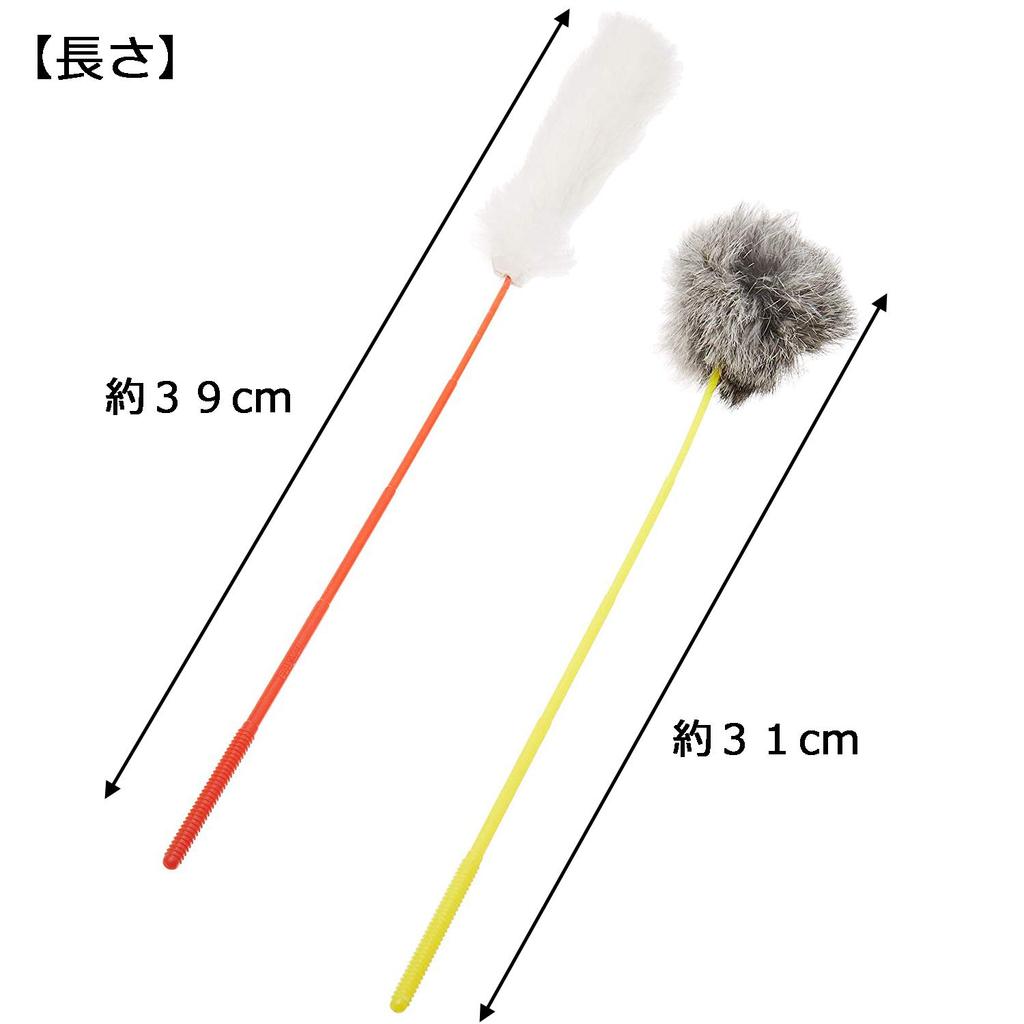 CattyMan Playful Cat Toys, 2 Sticks x 3 Packs ()