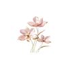 3D Pink Floral Toilet Stickers, Dimensional Flower Wall Decals for Bathroom Waterproof Removable Decor