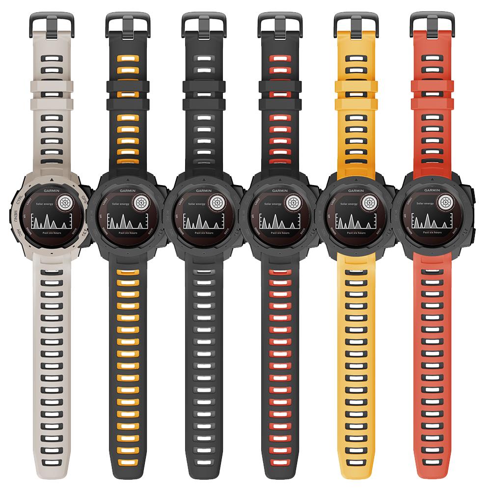 Chytré hodinky Silikonový řemínek pro Garmin Instinct Solar Sportovní náramek pro Garmin Instinct Tide/Esports/Solar/Tactical
