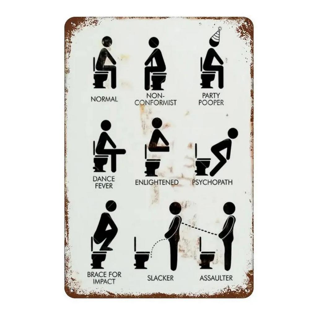 Metal Tin Signs Your Butt Napkins Wall Decoration Plaque Vintage Art Poster Iron Painting for Man Cave Home Cafe Garden Club Bar