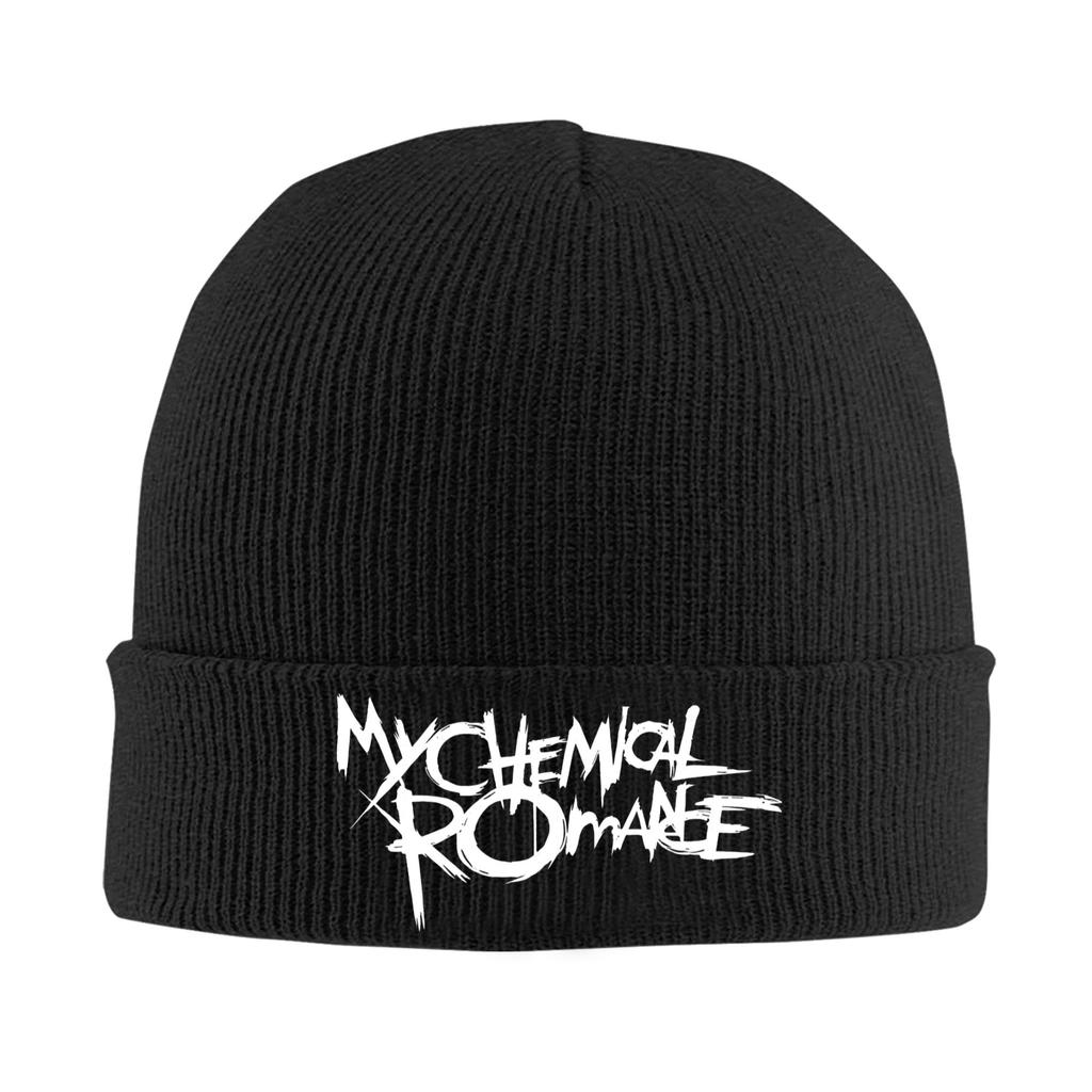 My Chemical Romance BLACK PARADE IS DEAD Knit Hat Beanie Autumn Winter Hat Warm Acrylic  Hip Hop  Caps for Unisex Unisex Gifts,