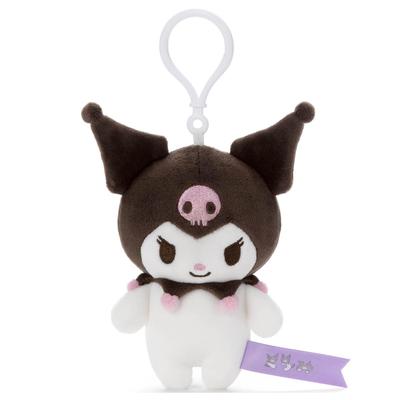Sanrio Charaktere Mocchi-Mocchi- Plüsch Maskottchen Kuromi Höhe ca.. 15 cm