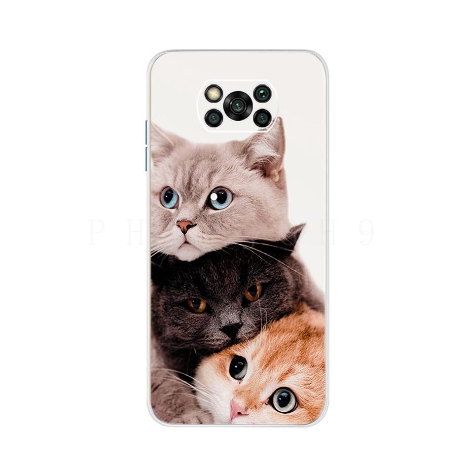 Case For Xiaomi Poco X3 NFC Case PocoX3 Pro Cover Soft TPU Fundas For Xiaomi Poco X3 Pro PocoX3 NFC X 3 GT Phone Case Bag Bumper